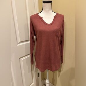 Cherish lightweight thermal long sleeve top